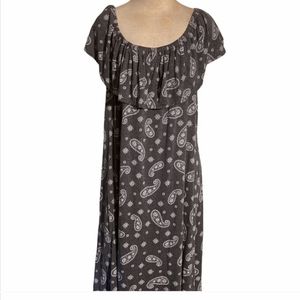 Lane Bryant women's dress gray and white size 24